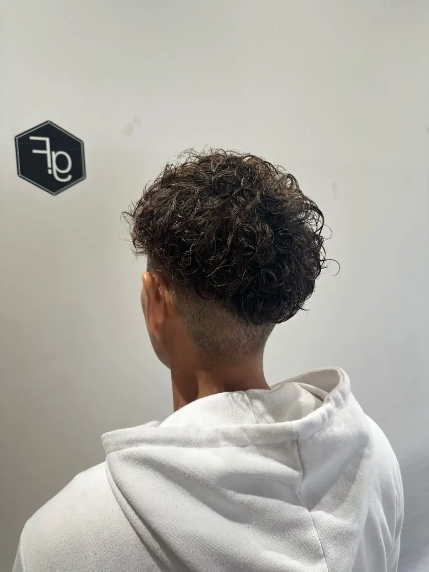 ショート パーマ メンズ メンズパーマ カット パーマ いまじゅく あおいのヘアスタイル