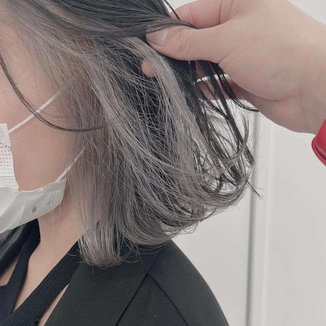 ショート カラー ヘアカラー トリートメント ヘッドスパ ヘアセット 韓国スタイル🇰🇷 トレンドレイヤー🪡のヘアスタイル