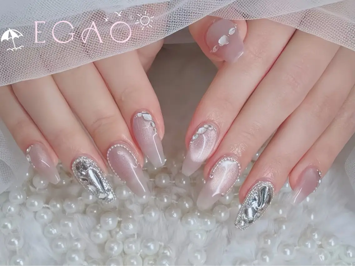 ネイル アートネイル フットネイル フレンチネイル ジェルネイル グラデーション ハンドネイル EGAO NAIL 錦糸町店のネイルデザイン