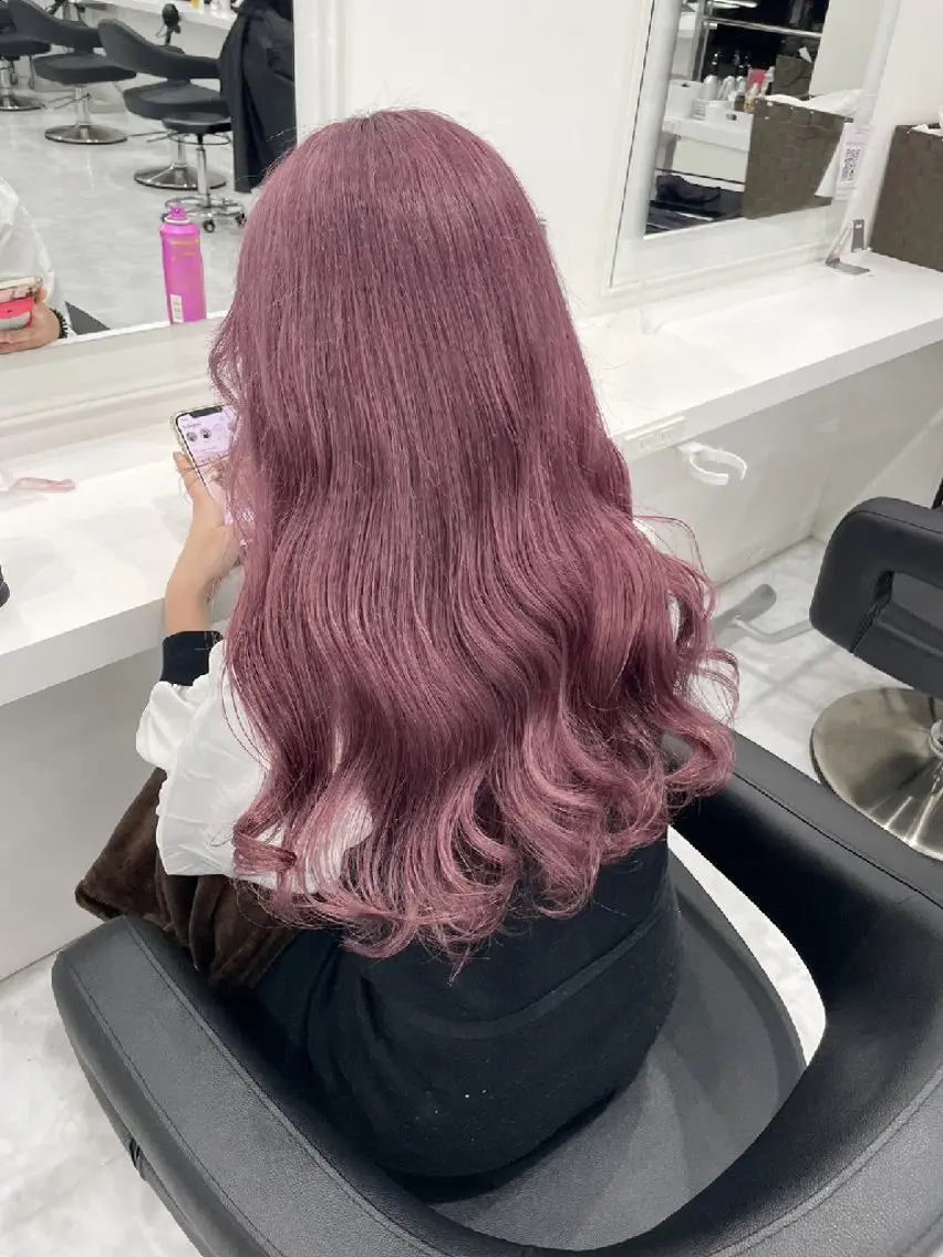 ロング カラー ヘアアレンジ ヘアカラー トリートメント ヘッドスパ ヘアセット 🪞【公式】表参道 🪞knot🪞のヘアスタイル