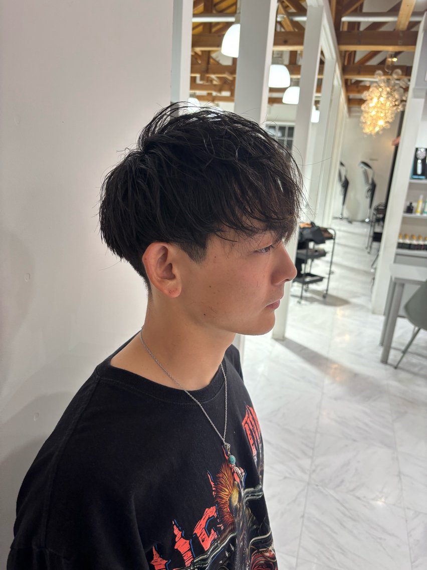 ショート メンズ マッシュ カット Bianca伊勢崎 山崎南乃のヘアスタイル