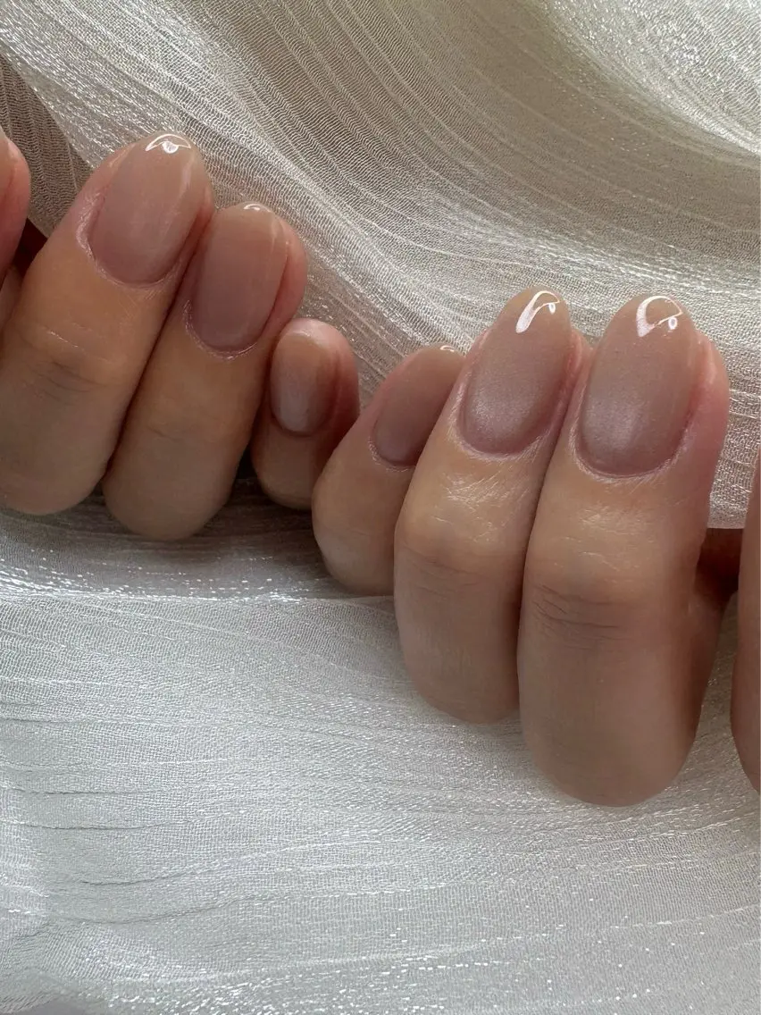 ネイル マグネットネイル オフィスネイル シンプルネイル ハンドネイル nail salon minthのネイルデザイン