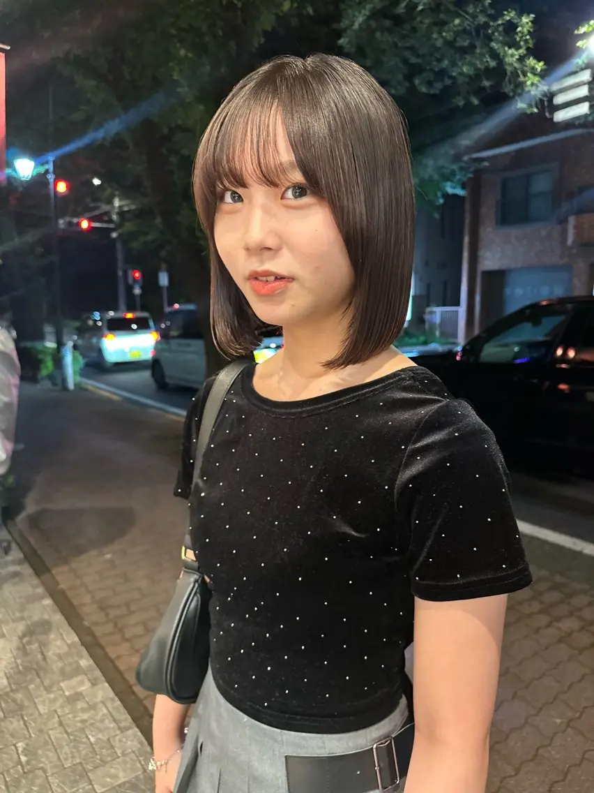 ミディアム 🩵HOLLY🩵 ブリーチ🩵カレンのヘアスタイル