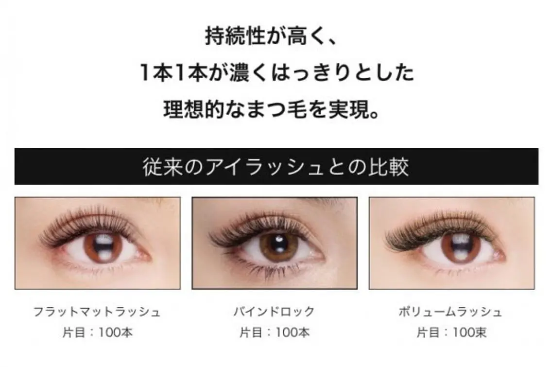 マツエク・マツパ バインドロック LIKO eyelashのマツエク・マツパデザイン