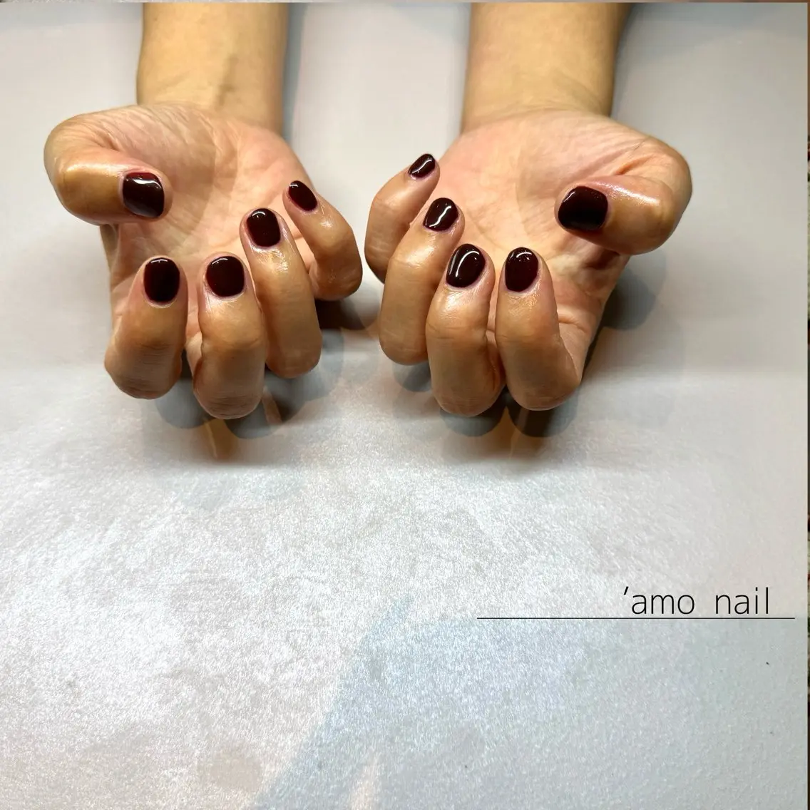ネイル ワンカラーネイル 'amo nailのネイルデザイン