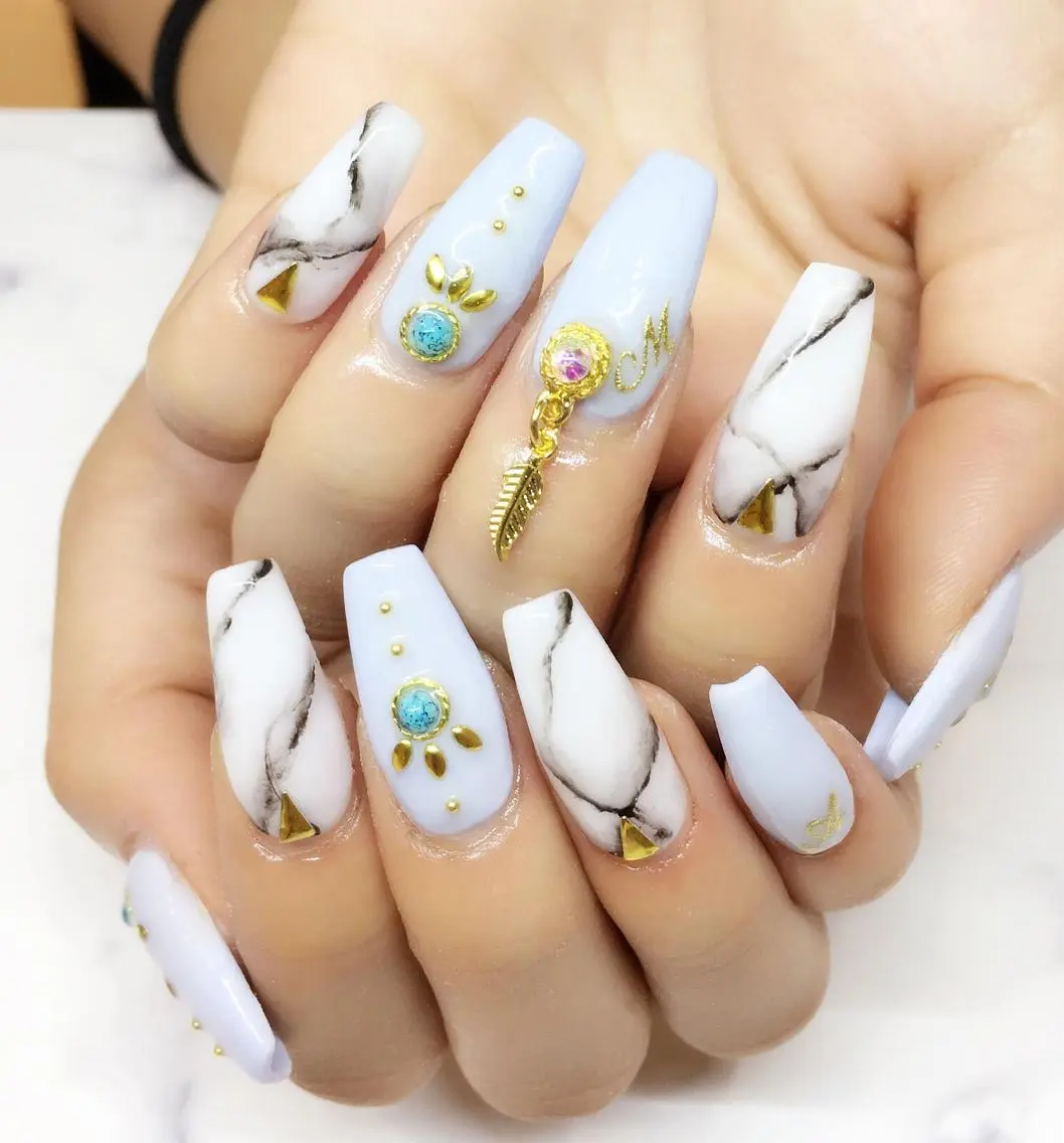 ネイル 持ち込み スカルプネイル nail salon Soeurのネイルデザイン