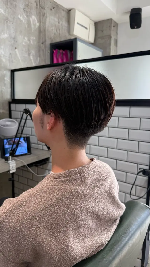 ショート メンズ マッシュ 刈り上げ メンズ専門 Ryukiのヘアスタイル