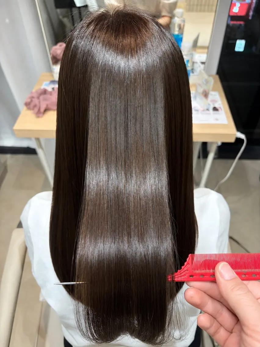 セミロング カット ヘアカラー ヘッドスパ 髪質改善✨ショート /オグ✂️/のヘアスタイル