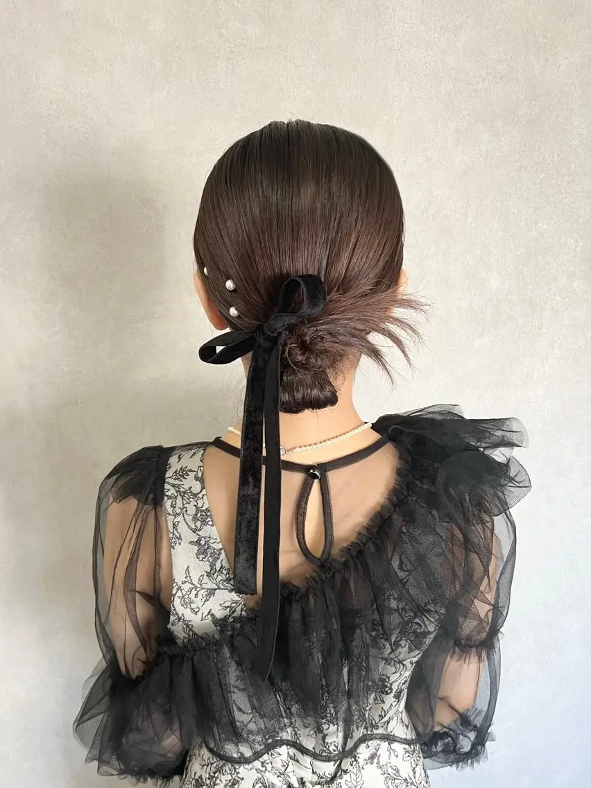 ミディアム ヘアアレンジ fil 小倉店 Yukaのヘアスタイル