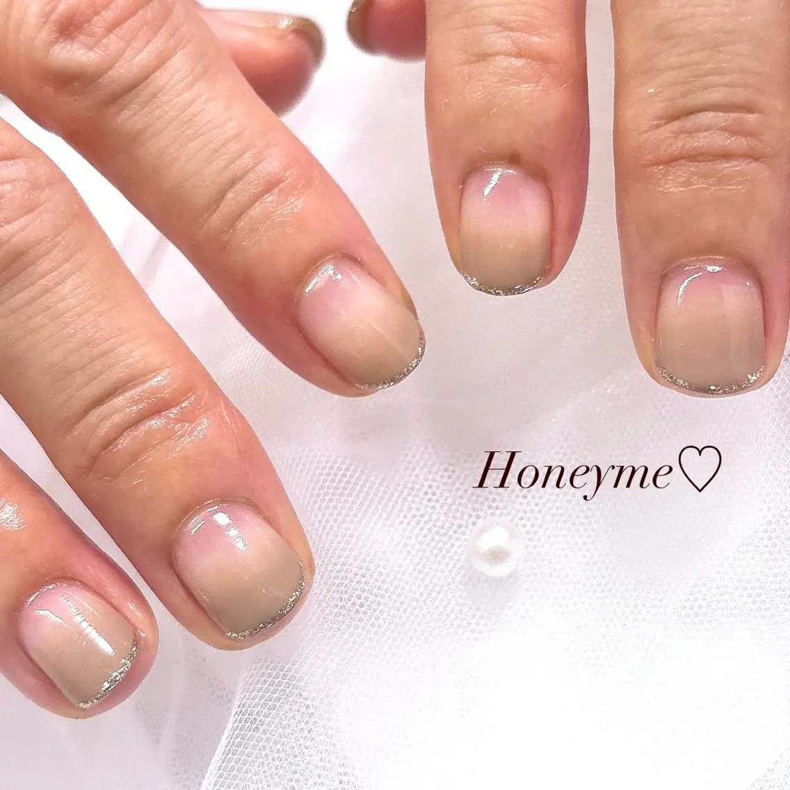 ネイル ハンドネイル Honey me ❁⃘*.゚のネイルデザイン