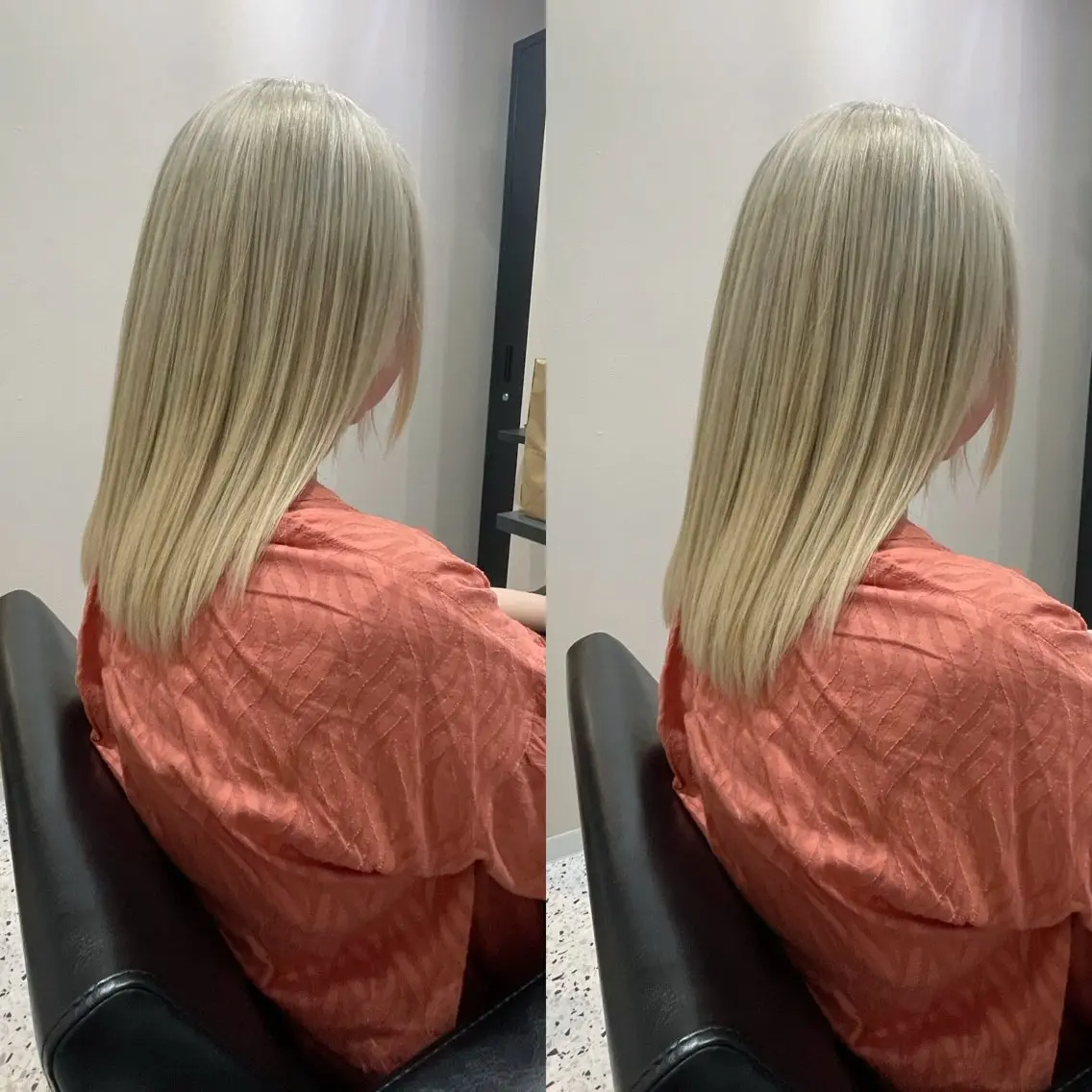 ミディアム カット ヘアカラー トリートメント Y Uのヘアスタイル