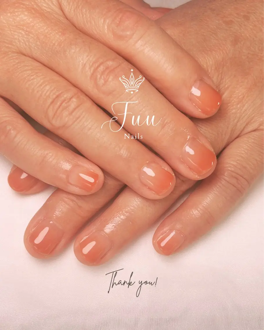 ネイル グラデーション オフィスネイル ワンカラーネイル ピンク シンプルネイル 犬のいるネイルサロン Fuu nailsのネイルデザイン