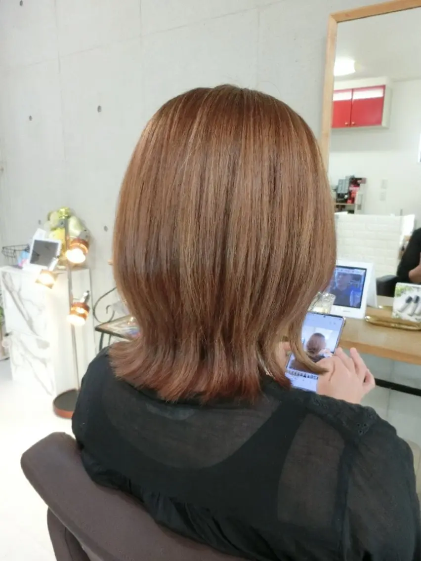 カラー ミディアム nao 艶カラー・髪質改善のヘアスタイル