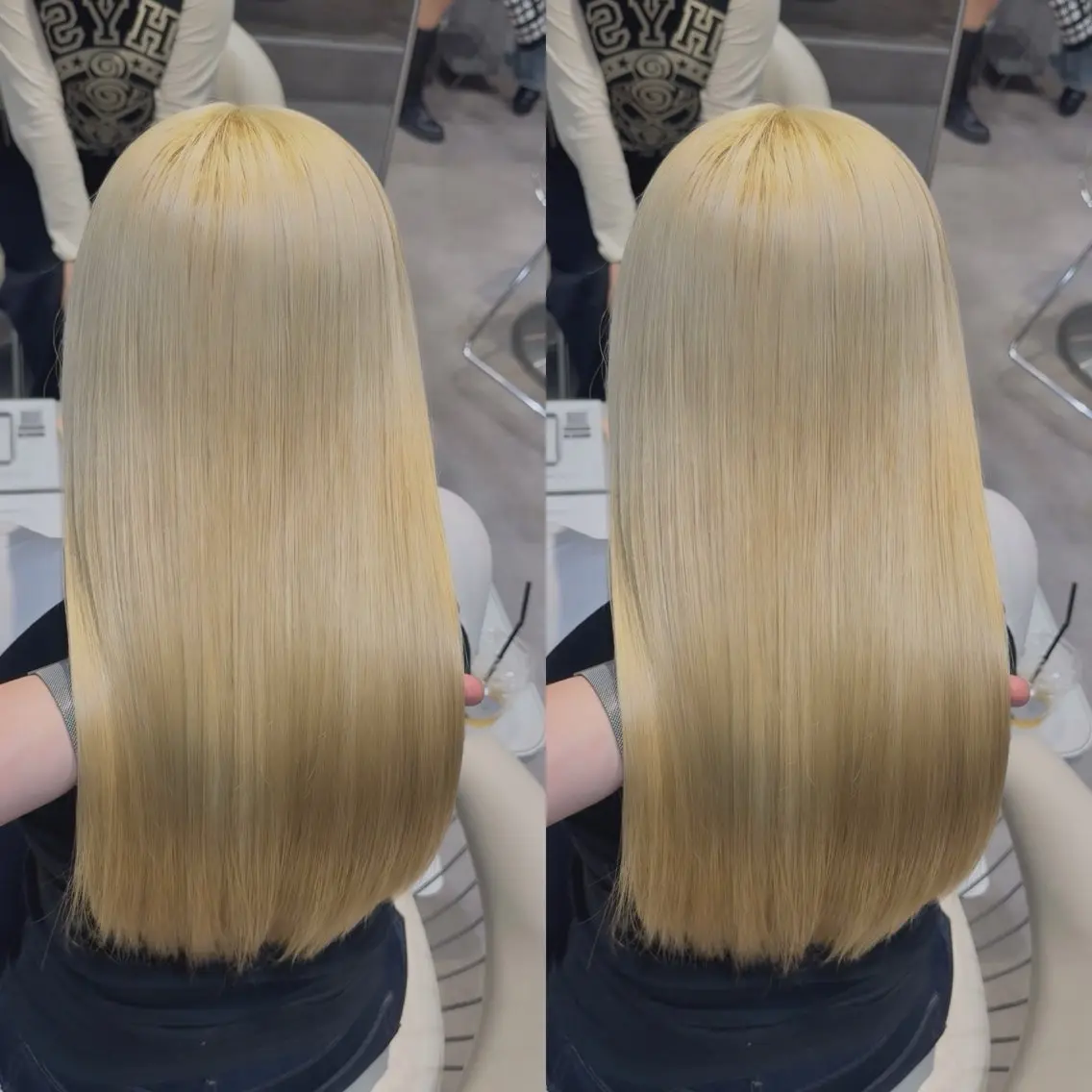 ロング カラー ブロンド 透明感カラー ハイトーンカラー 髪質改善 トリートメント カット ヘアカラー 💎透明感カラー特化 💎TAISEIのヘアスタイル