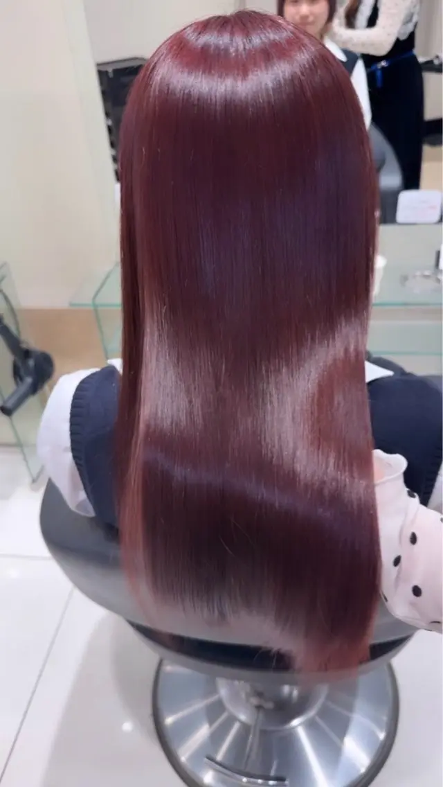 ロング カット ヘアカラー 豆田 祐人のヘアスタイル