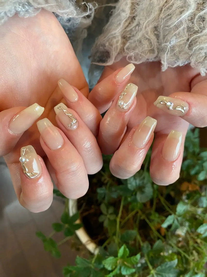 ネイル crystal ⭐︎ colorのネイルデザイン