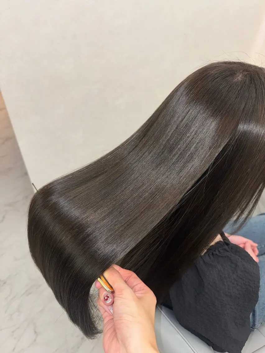 セミロング カラー カット ヘアカラー トリートメント ヘッドスパ 韓国/アイドルヘア 🎀みづきのヘアスタイル