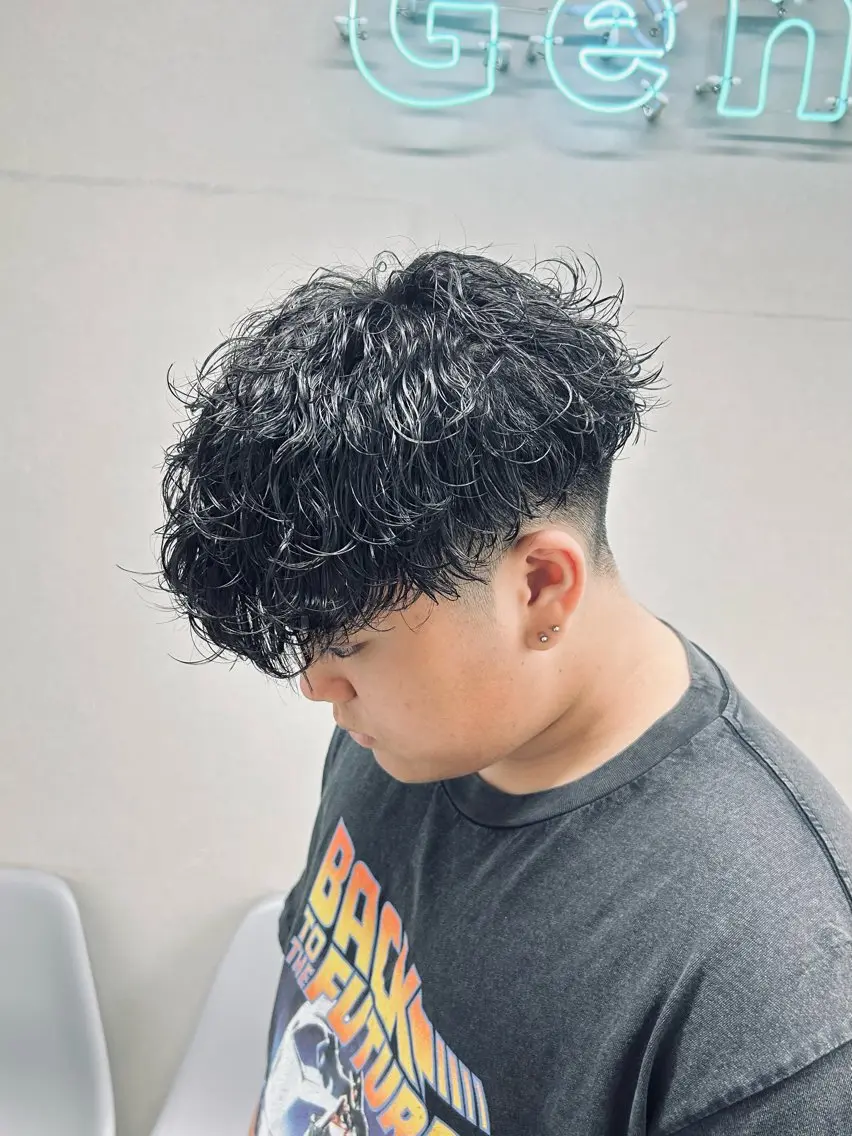 セミロング パーマ メンズ 🏁メンズパーマ/ RYOYAのヘアスタイル