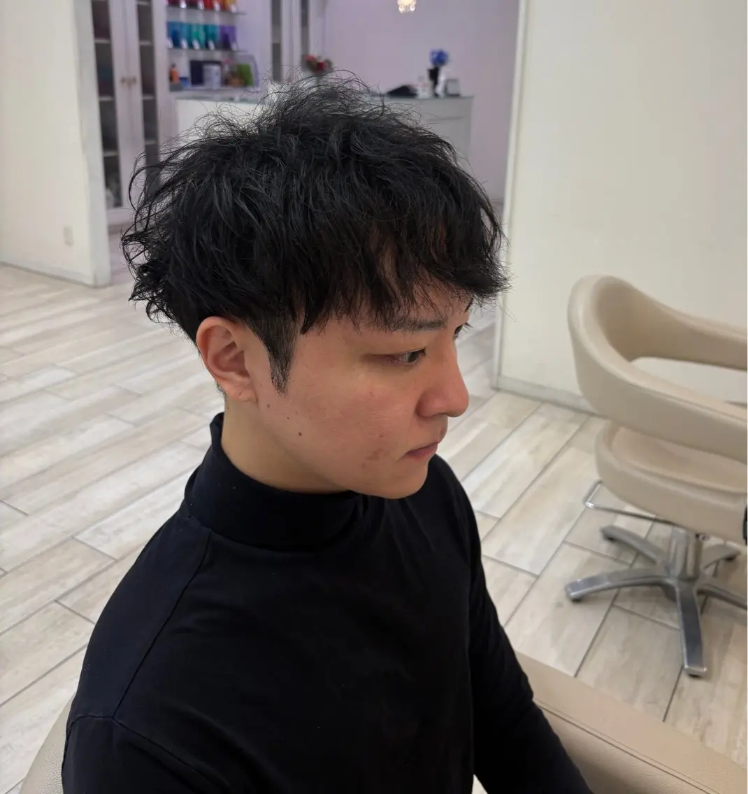 メンズ メンズパーマ 中西 音葉のヘアスタイル