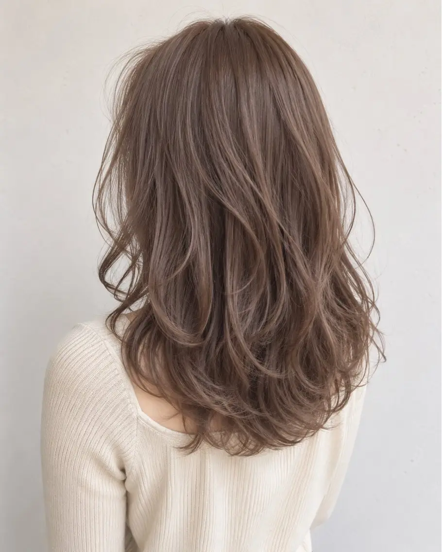 セミロング ヘアカラー 🍀小川泰輝🍀 艶カラー・髪質改善◎のヘアスタイル