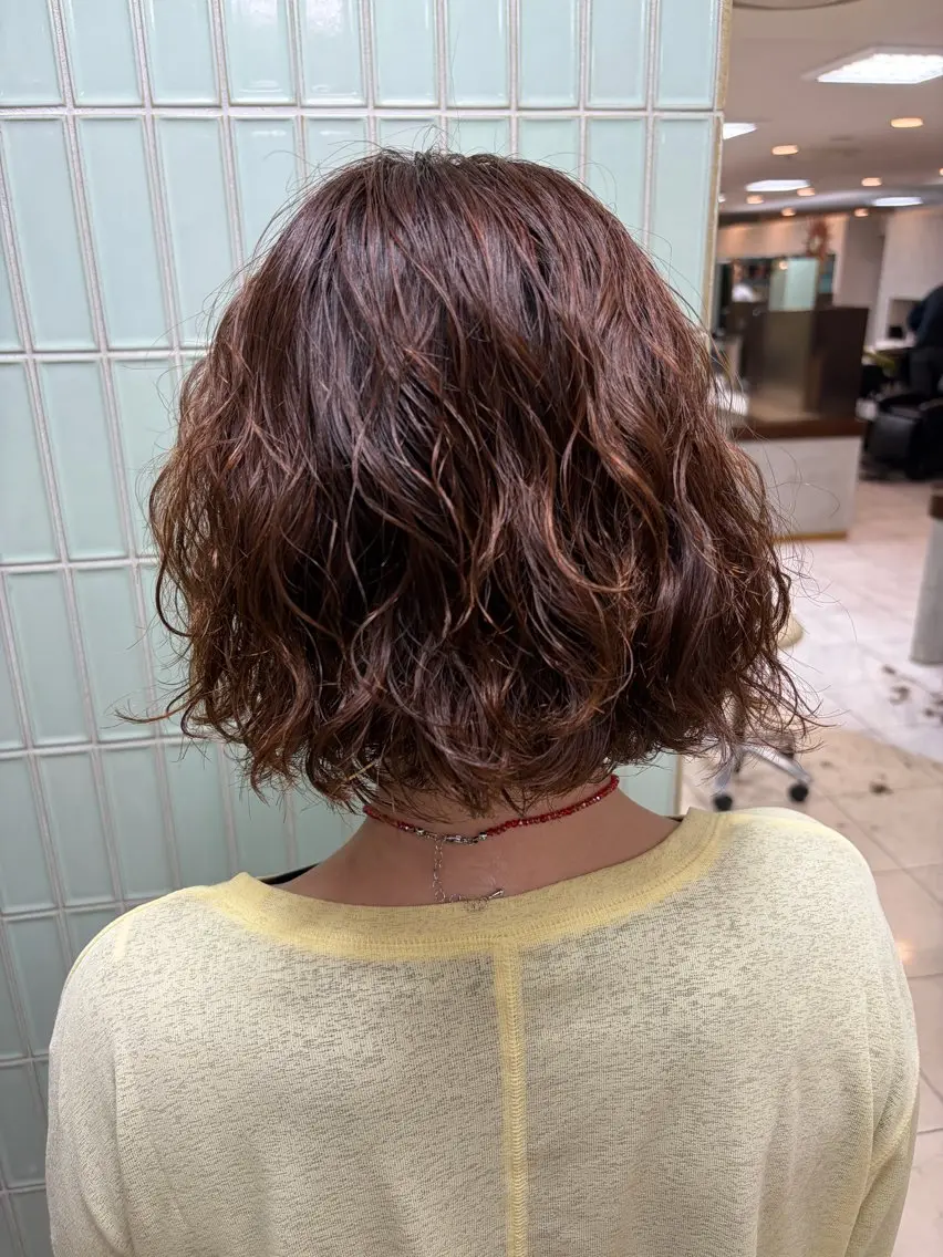 パーマ 佐藤 千夏のヘアスタイル