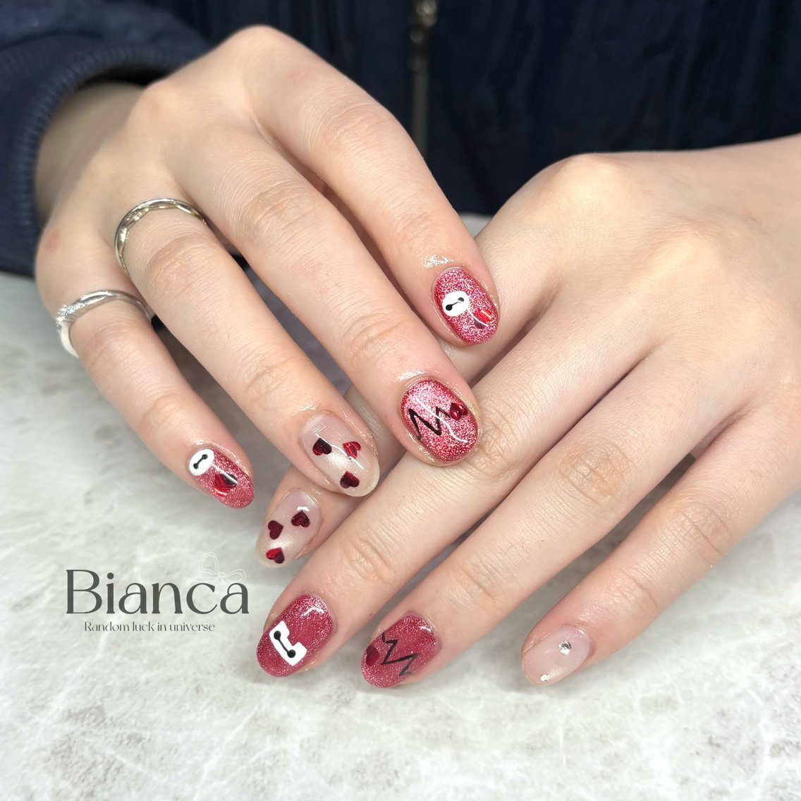 ネイル ハンドネイル Bianca元住吉店 香奈のネイルデザイン
