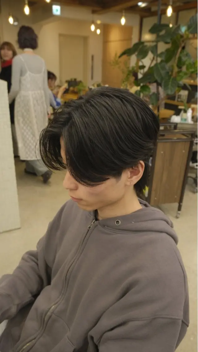 メンズ カット 渋谷パーマNo.1 うえちりくのヘアスタイル