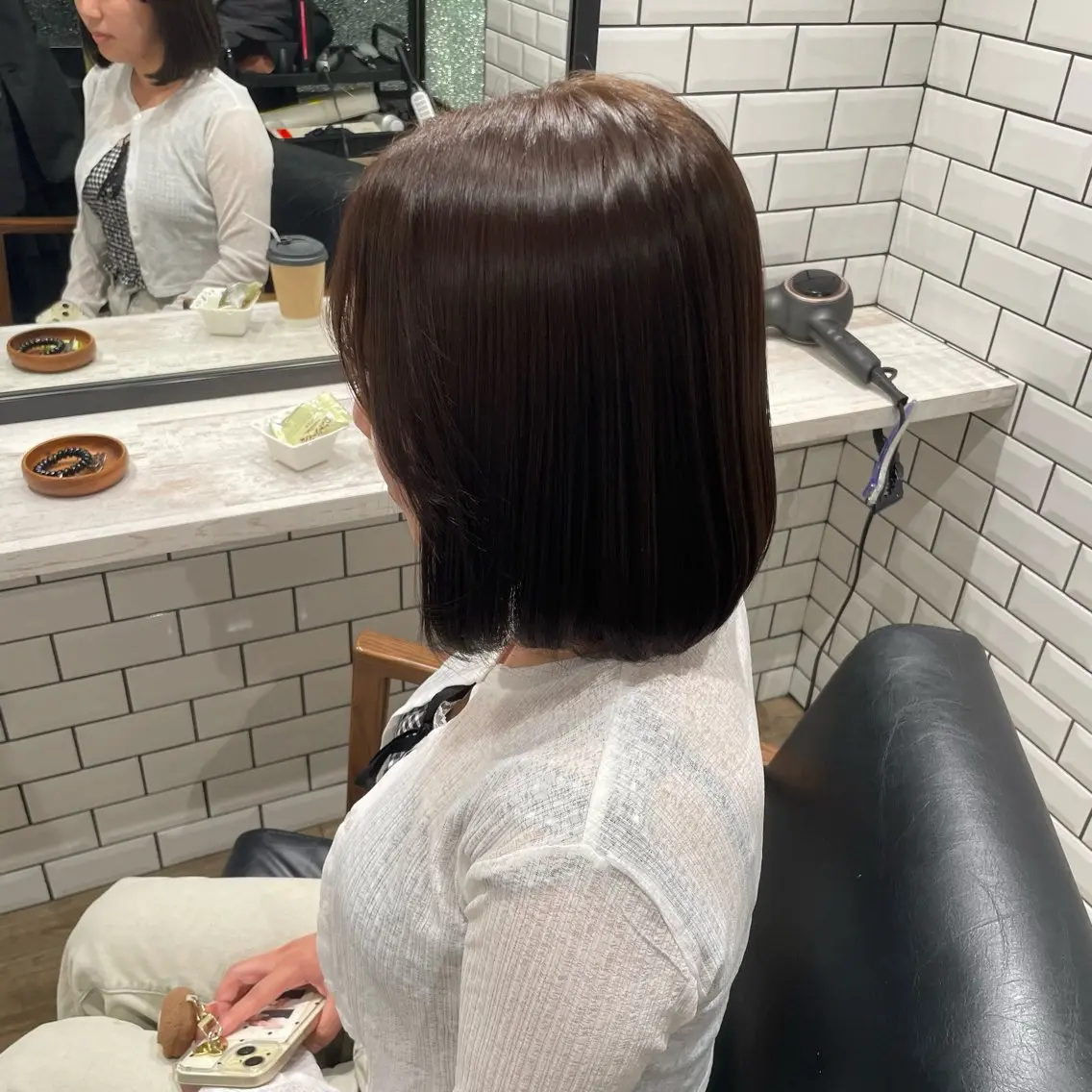 ミディアム カラー ベージュカラー 透明感カラー オリーブベージュ オレンジ ヘアカラー ❄️髪質改善/透明感 カラー❄️WAOのヘアスタイル