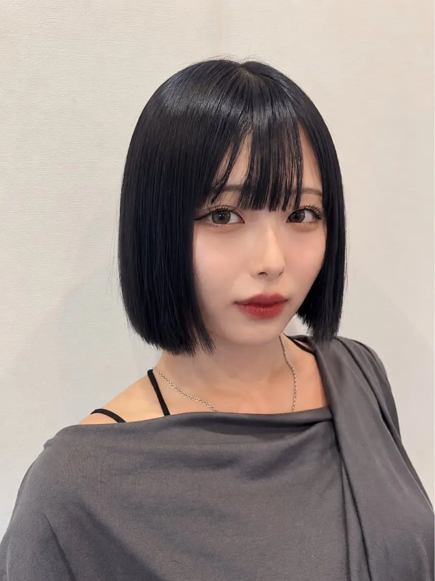 ショート カラー ヘアカラー 艶髪特化 しゅんぼう 長岡髪質改善のヘアスタイル