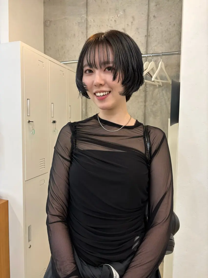 ショート カラー カット ヘアカラー eri kinjoのヘアスタイル