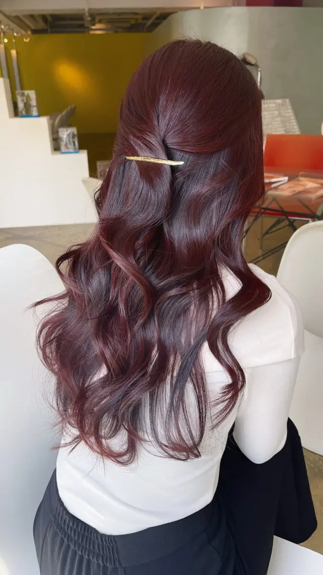 ロング レイヤーカット ロング カット ヘアカラー レイヤーカット✂︎ きじま　まなのヘアスタイル