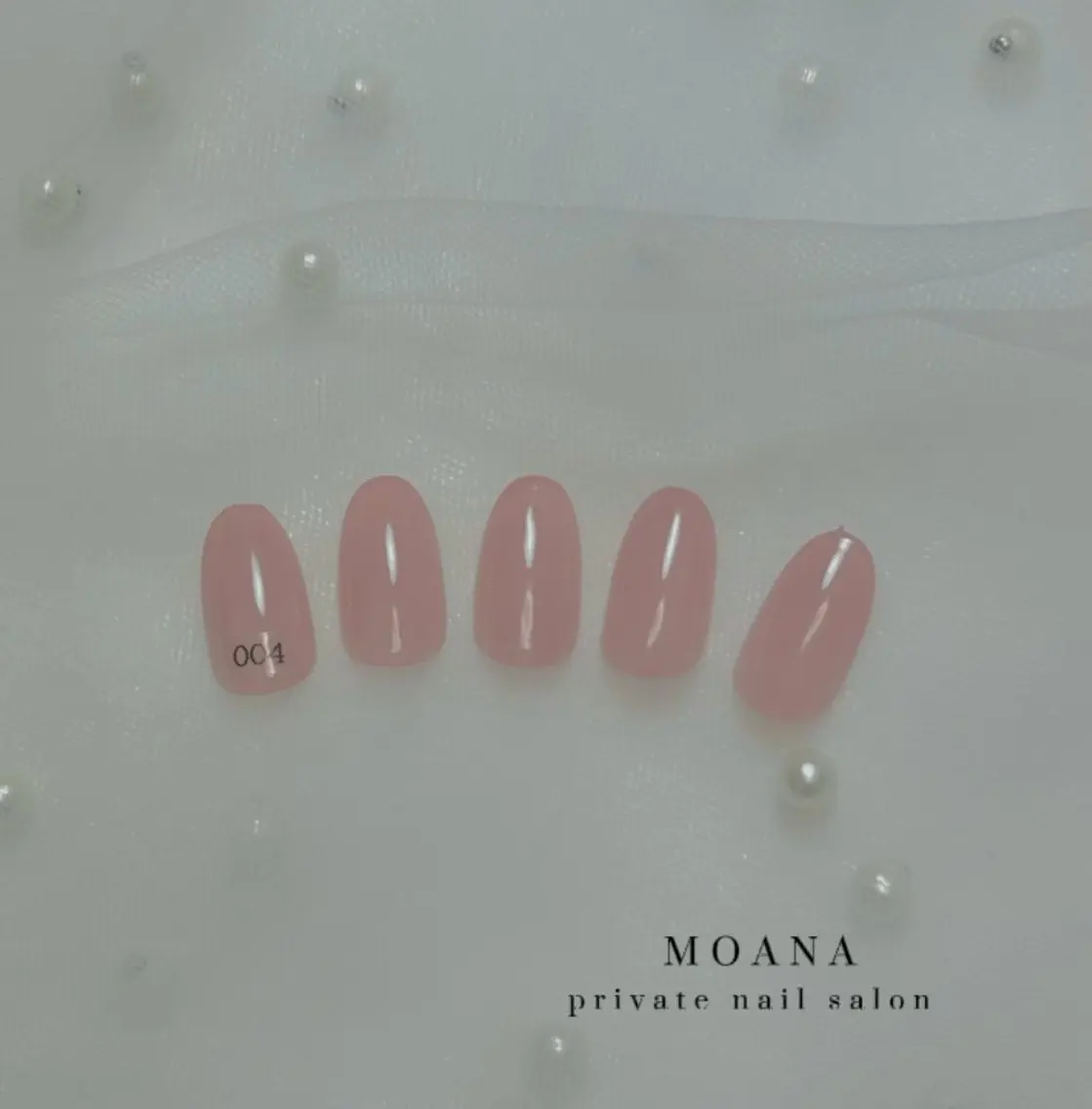 ネイル オフィスネイル ワンカラーネイル MOANA NAILのネイルデザイン