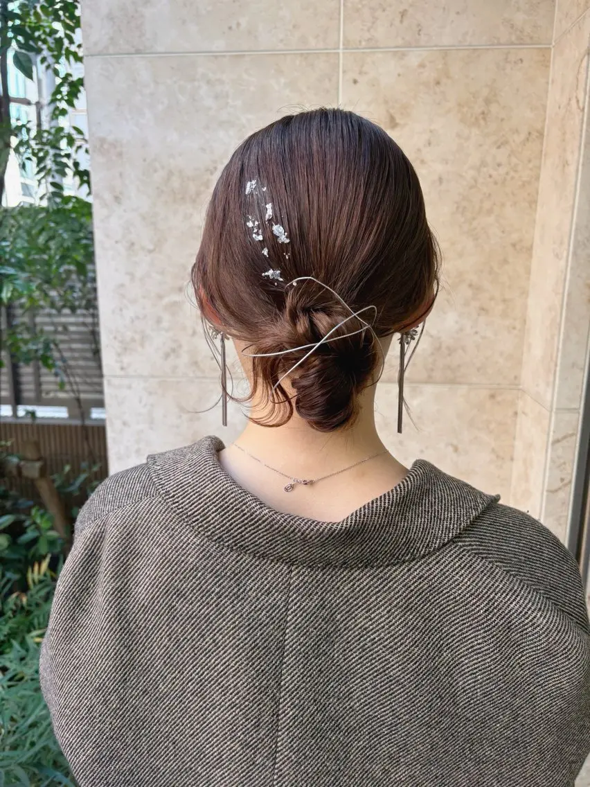 ヘアアレンジ ヘアセット たかや みなみのヘアスタイル