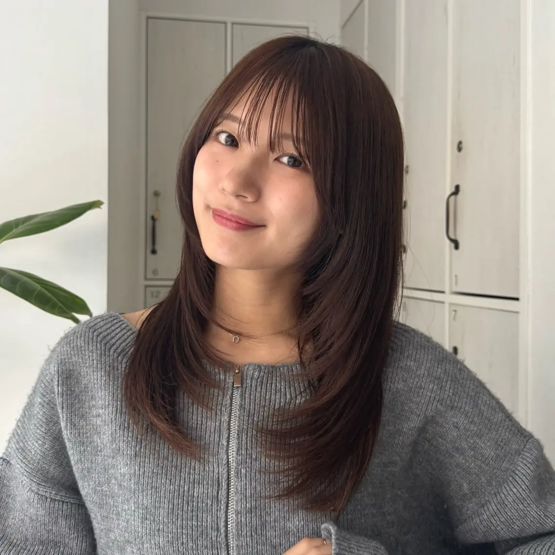 カラー ‎‎りな‪🪽カット /縮毛/透明感カラーのヘアスタイル