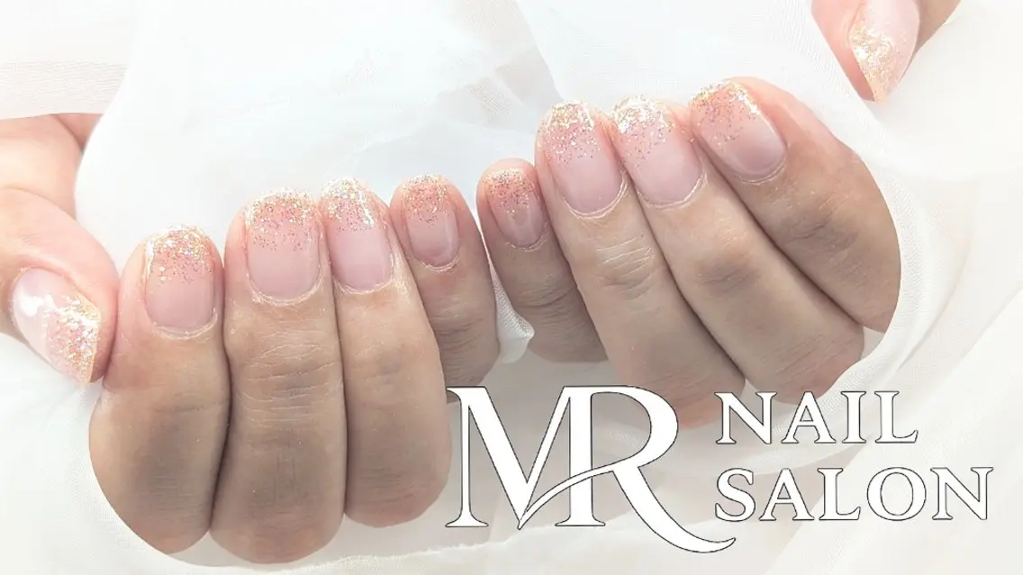 ネイル グラデーション ラメ(グリッター) ラメグラデーション MR じゅりのネイルデザイン
