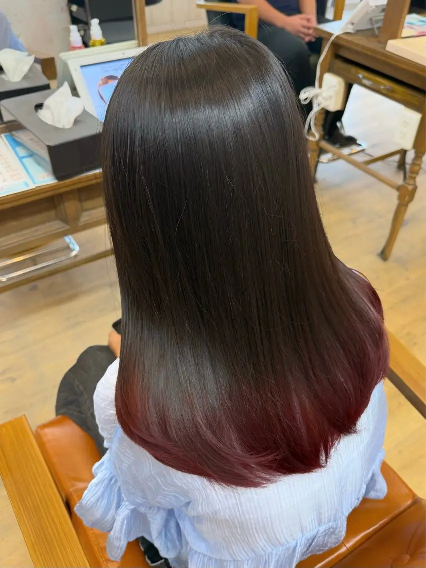 カラー カラー/鴻巣/ 山中のヘアスタイル