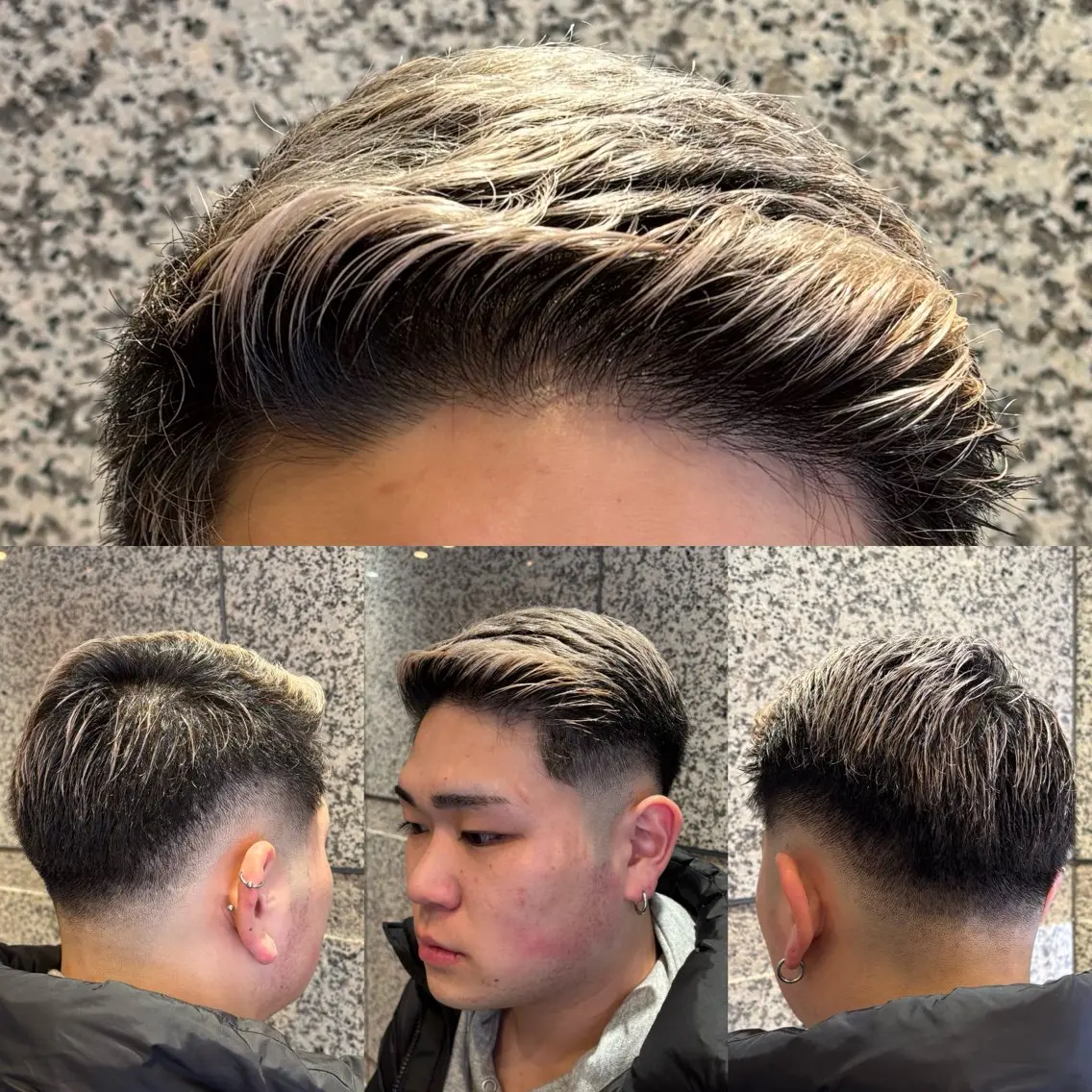 メンズ フェードカット 増田 諒大のヘアスタイル
