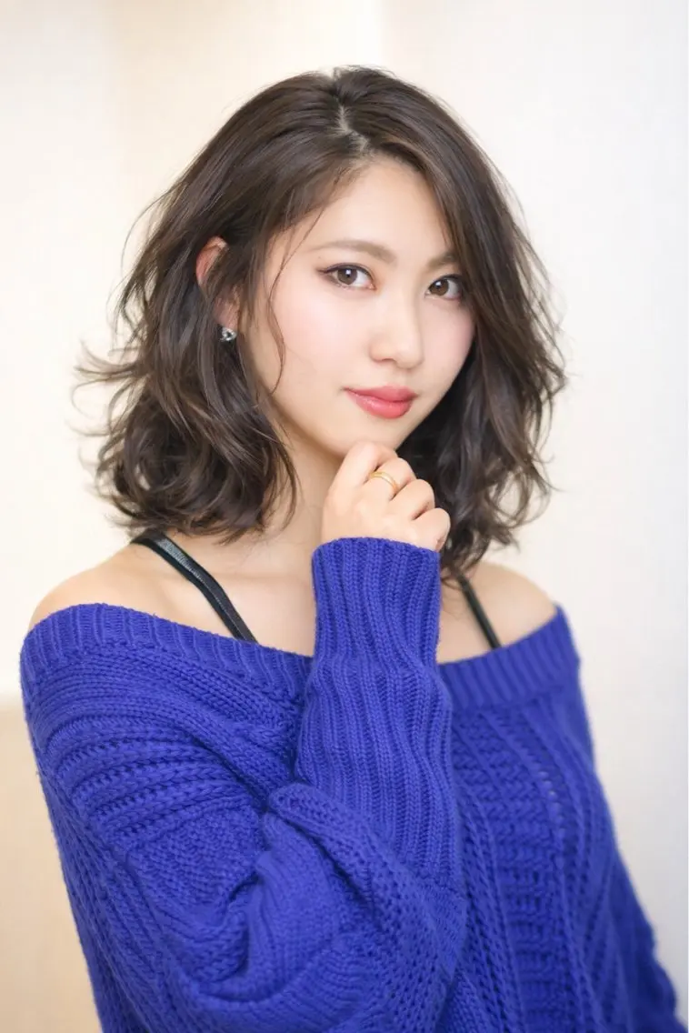 ミディアム カラー カット 金子 直樹のヘアスタイル