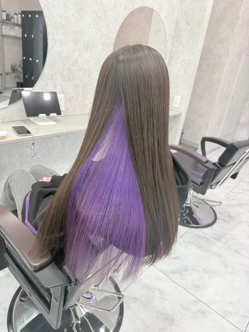 ロング カラー 🌺ハイトーン🌺 矢葺 なぎさ🌺🌺のヘアスタイル