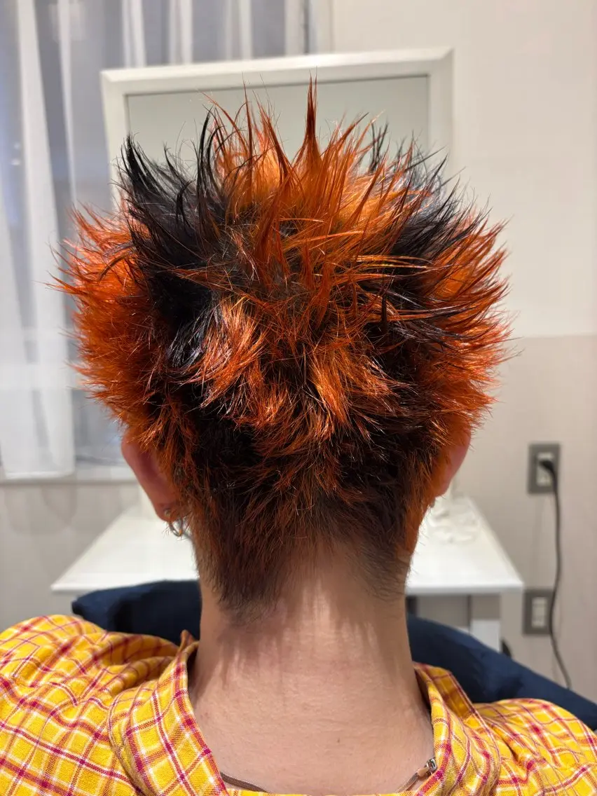カラー メンズ 池田 陽喜のヘアスタイル
