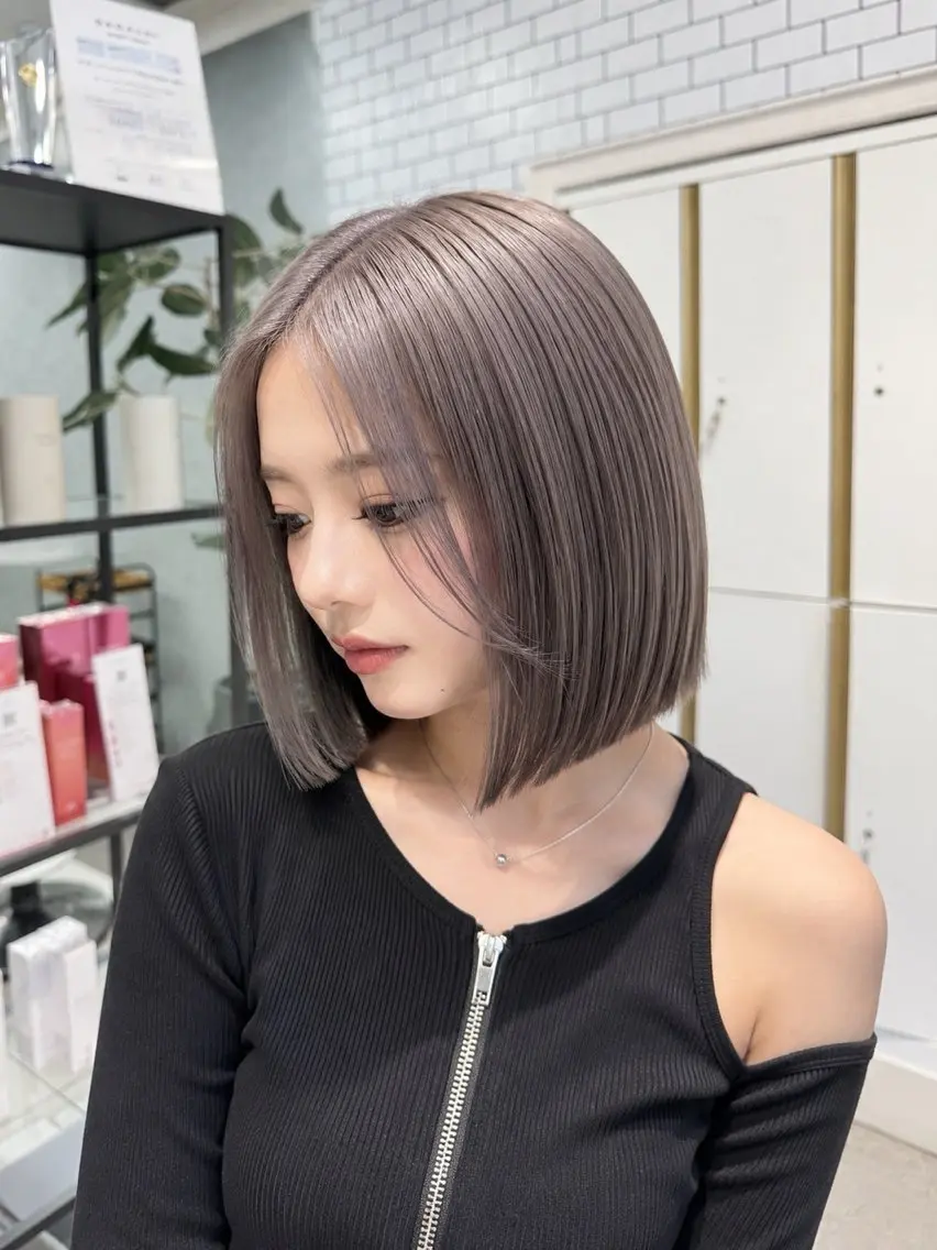 ロング カラー ブリーチ ヘアカラー トリートメント ブリーチ/エクステ/ 透明感カラー/さくらのヘアスタイル