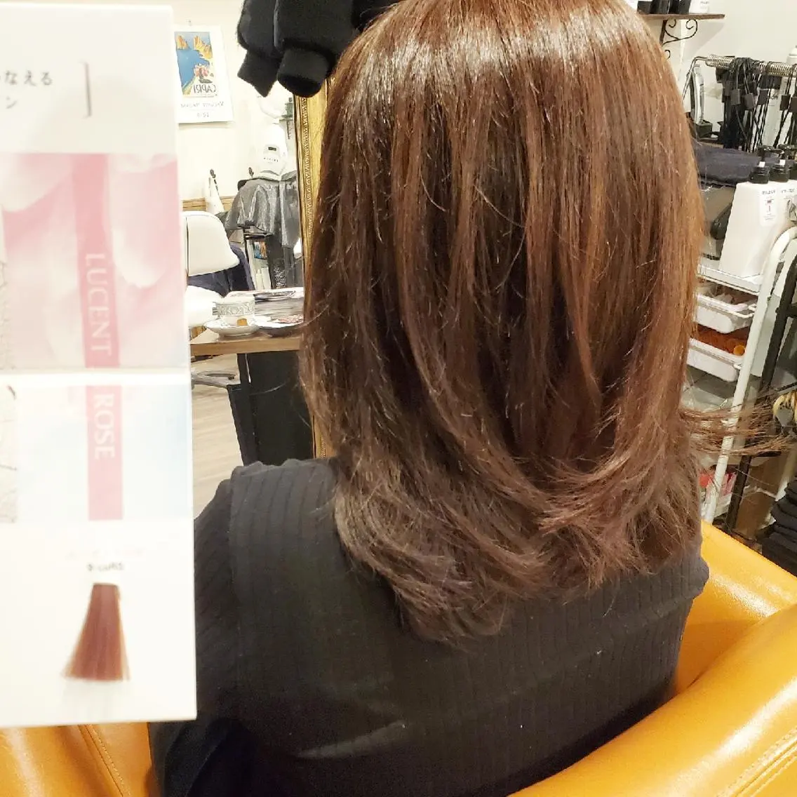 ミディアム カラー アディクシーカラー ブリーチ イルミナカラー 外国人風カラー トリートメント カット ヘアカラー トリートメント spa hair ark 富井直美のヘアスタイル