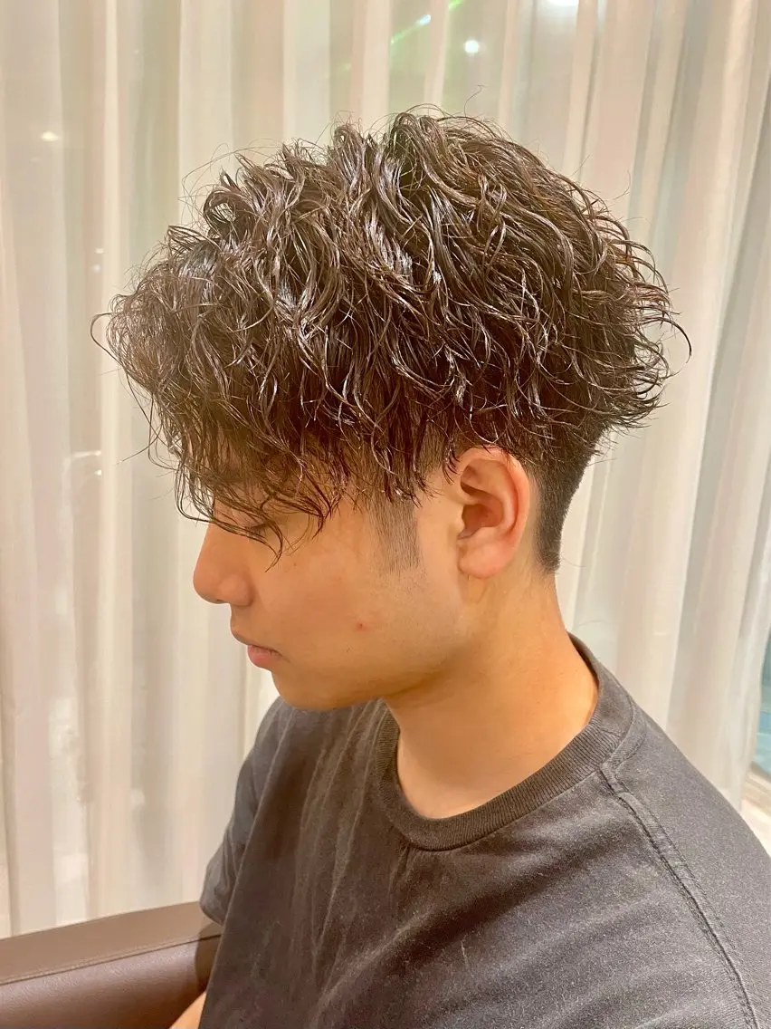 パーマ メンズ メンズパーマ メンズパーマ特化🏅 中村 凌のヘアスタイル