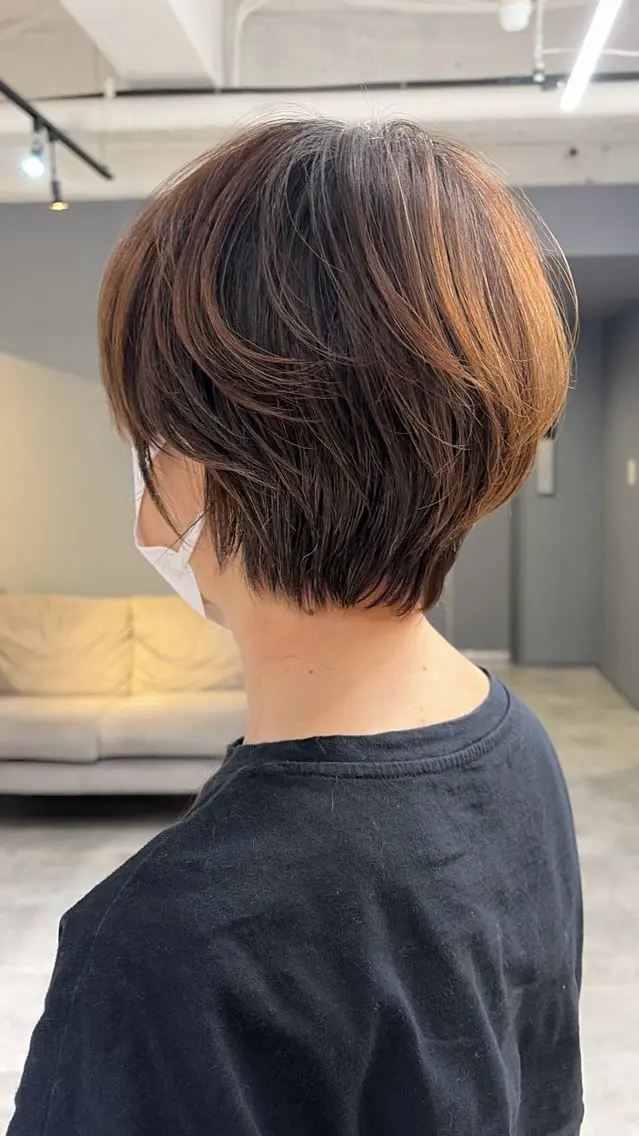 ショート 久保 佳乃のヘアスタイル