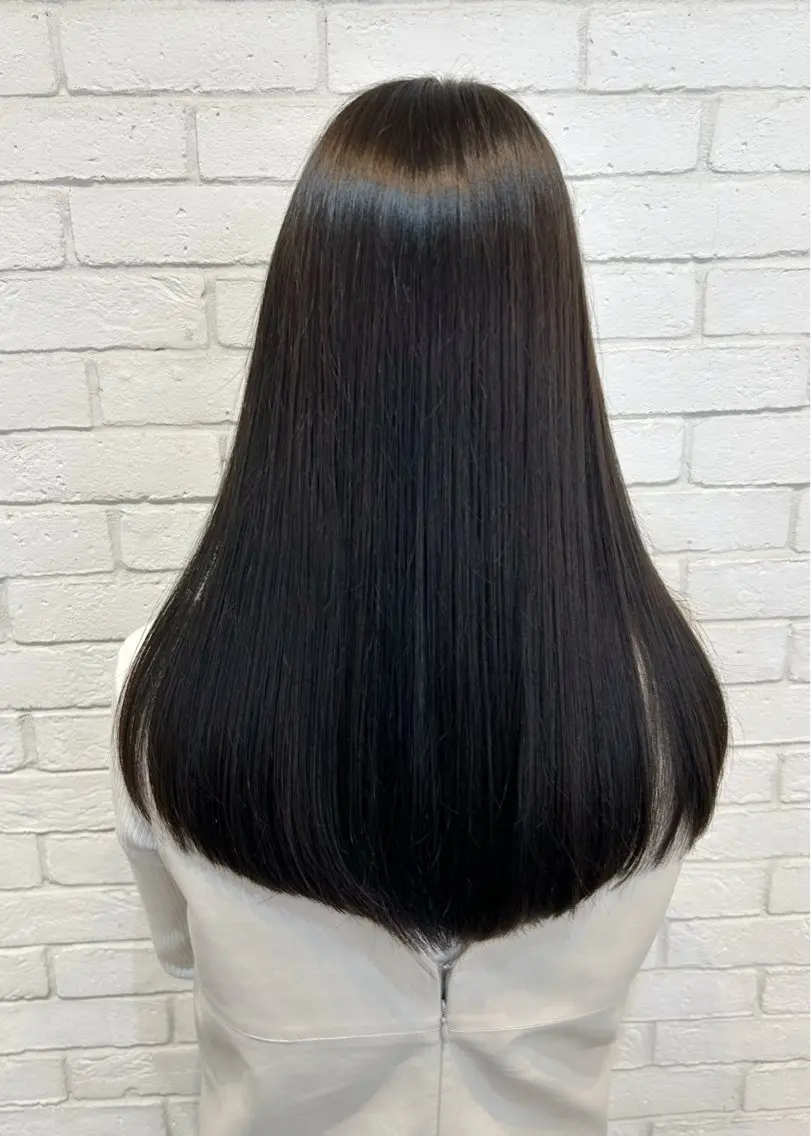 ロング ヘアカラー トリートメント カラーアンドケアリタ kitamuuuのヘアスタイル