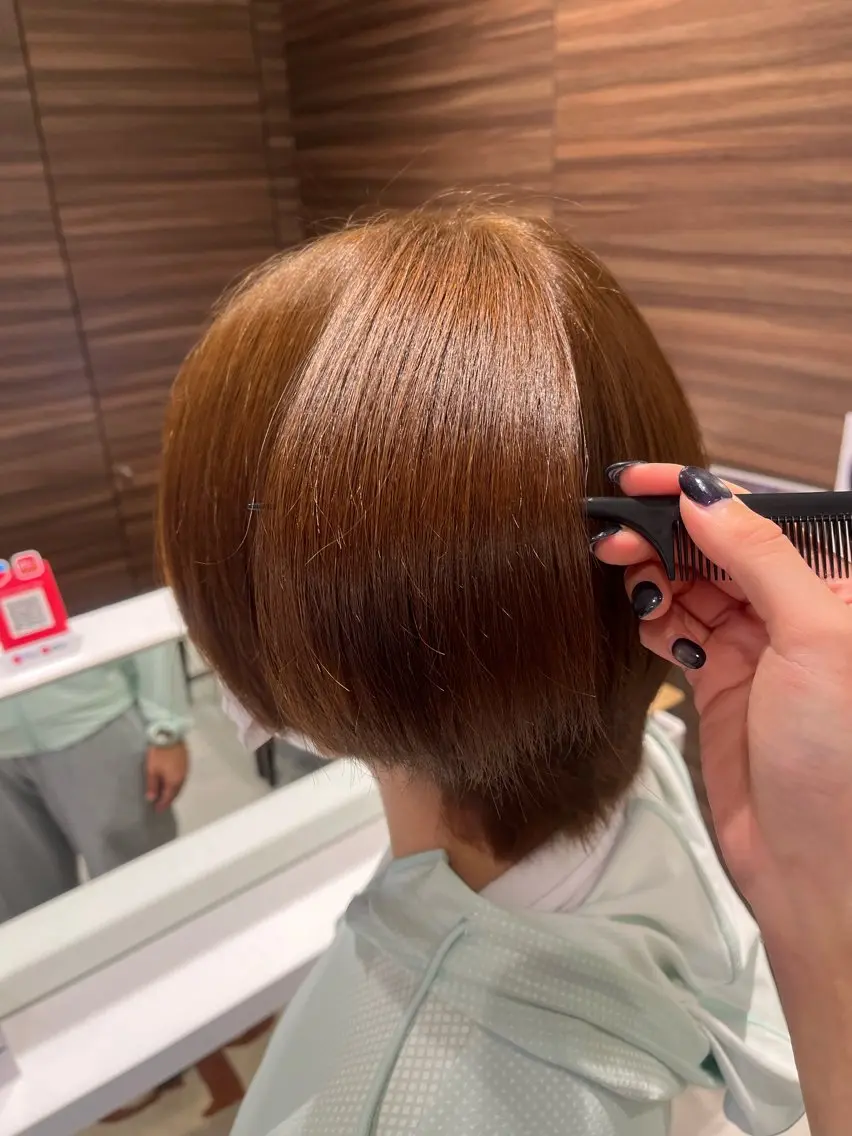カラー ベージュカラー ヘーゼル ヘアカラー トリートメント モデル様募集中 田中ゆらのヘアスタイル