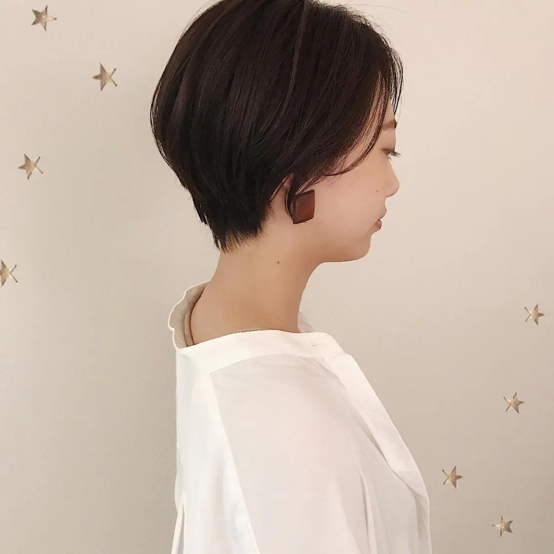 ショート カット 市川 千夏のヘアスタイル