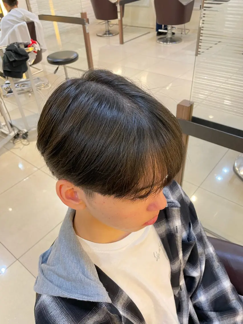 メンズ マッシュ シースルーマッシュ 辻野 光希のヘアスタイル