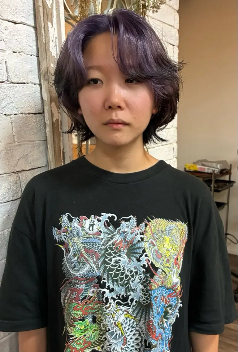ショート ヘアカラー 透明感カラー/オリー ブカラー/畠山大のヘアスタイル