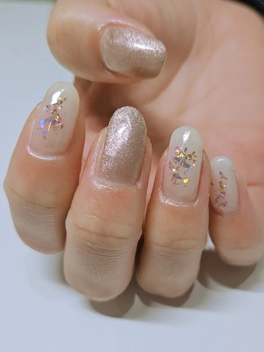 ネイル ホログラムネイル マグネットネイル ニュアンスネイル ☆CHERIENA  NAIL☆のネイルデザイン